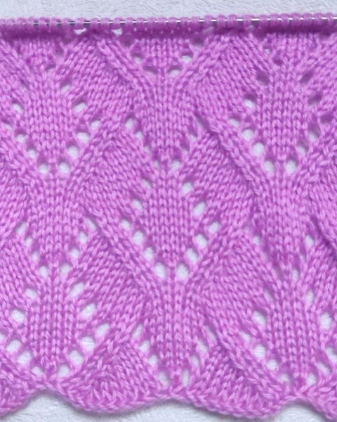 Lace Stitch Knitting Pattern