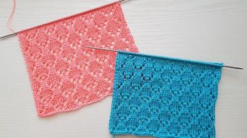 Easy Lace Knitting Stitch