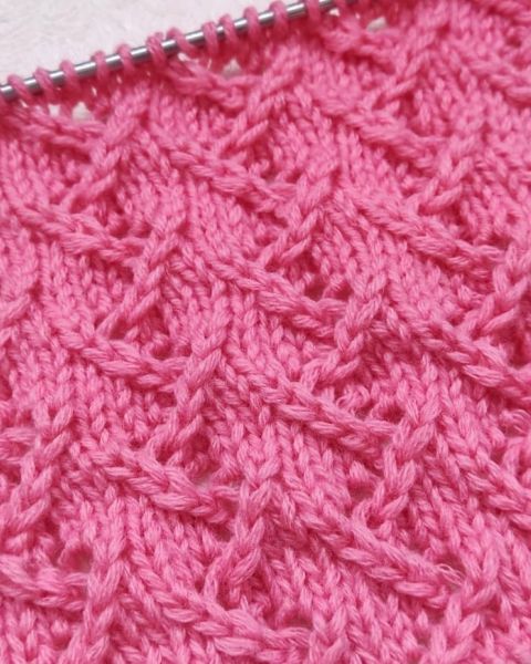 Lace Stitch Knitting Pattern