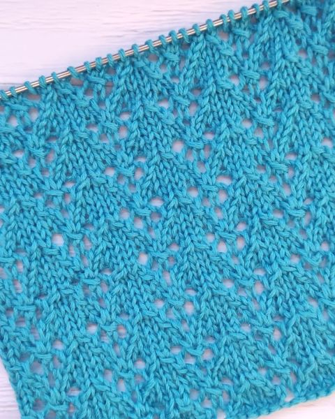 Lace Stitch Knitting Pattern