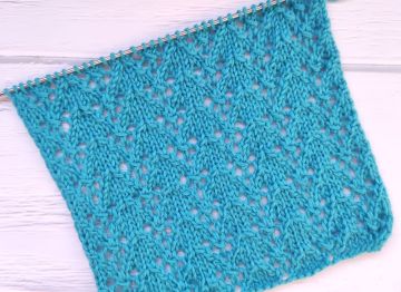 Lace Stitch Knitting Pattern