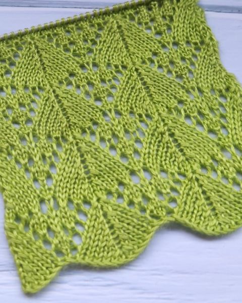 Lace Stitch Knitting Pattern