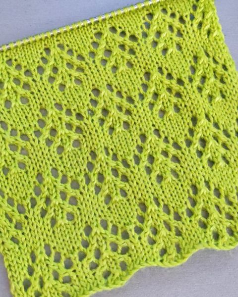 Lace Stitch Knitting Pattern