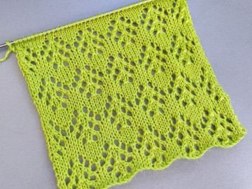 Lace Stitch Knitting Pattern