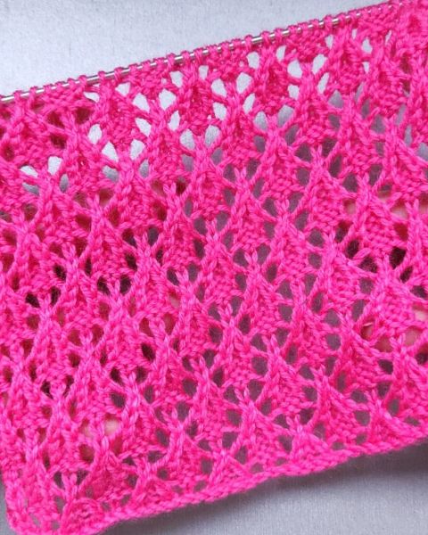 Lace Stitch Knitting Pattern