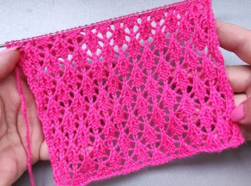 Lace Stitch Knitting Pattern