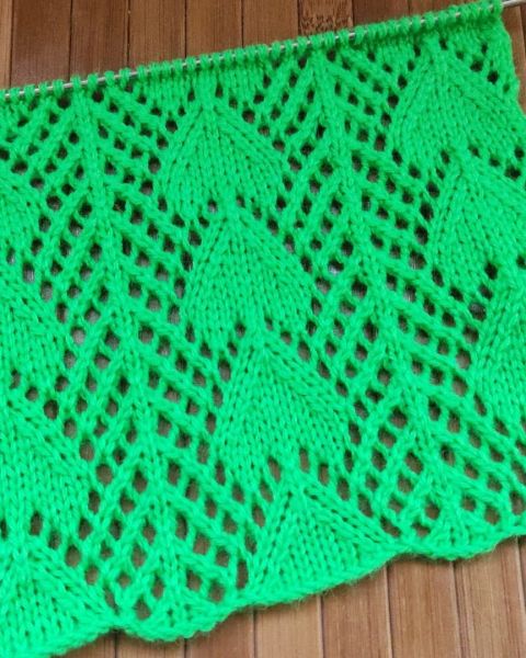 Lace Stitch Knitting Pattern
