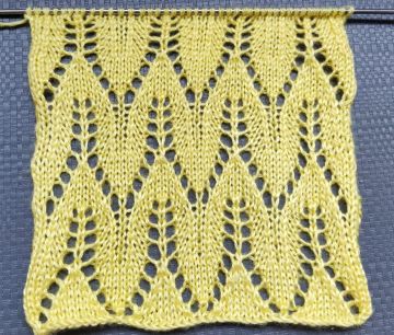 Lace Stitch Knitting Pattern
