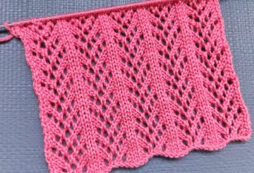 Lace Stitch Knitting Pattern