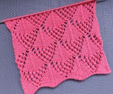 Lace Stitch Knitting Pattern