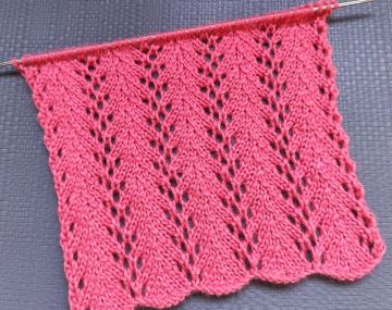 Lace Stitch Knitting Pattern