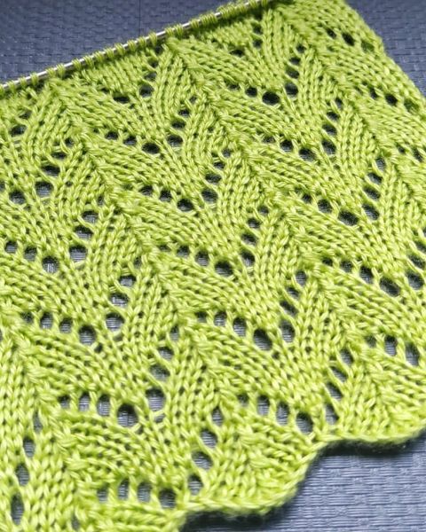 Lace Stitch Knitting Pattern