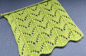 Lace Stitch Knitting Pattern