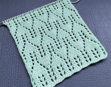 Lace Stitch Knitting Pattern
