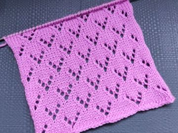 Lace Stitch Knitting Pattern