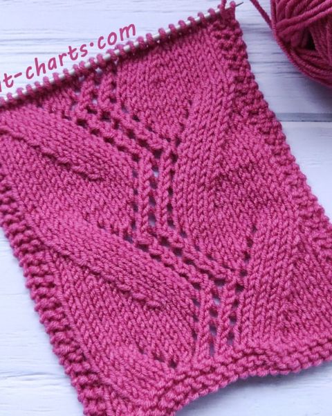 Lace Stitch Knitting Pattern