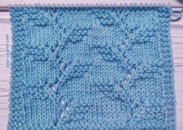 Lace Stitch Knitting Pattern