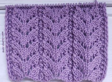 Lace Stitch Knitting Pattern