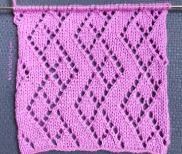 Lace Stitch Knitting Pattern
