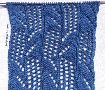 Lace Stitch Knitting Pattern