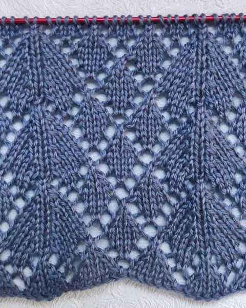 Lace Stitch Knitting Pattern