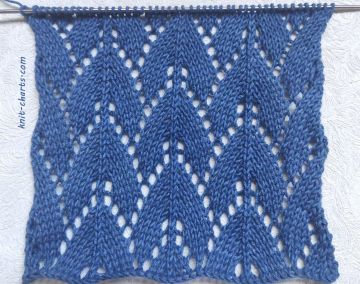 Lace Stitch Knitting Pattern