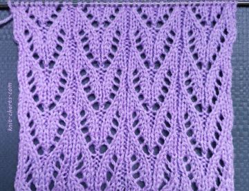 Lace Stitch Knitting Pattern