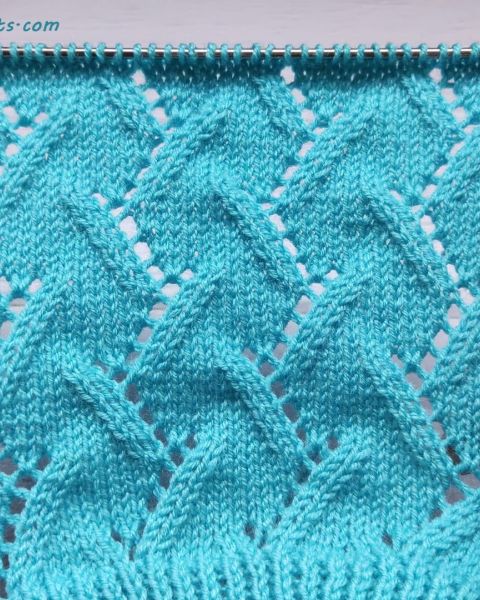 Lace Stitch Knitting Pattern