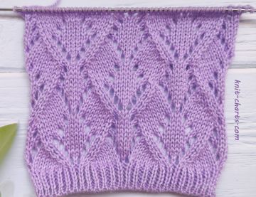 Lace Stitch Knitting Pattern