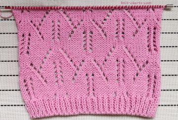 Lace Stitch Knitting Pattern