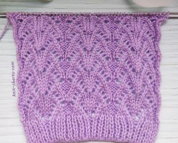 Lace Stitch Knitting Pattern