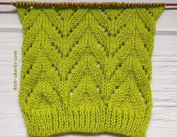 Lace Stitch Knitting Pattern