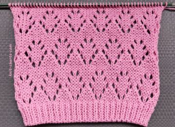 Lace Stitch Knitting Pattern