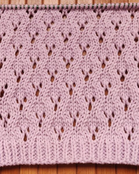 Lace Stitch Knitting Pattern