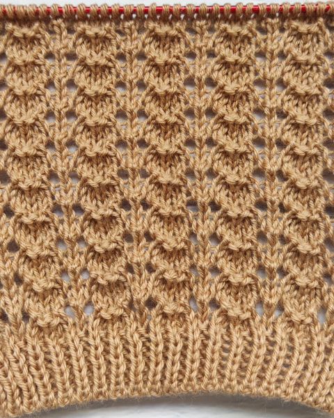 Lace Stitch Knitting Pattern