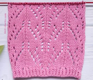 Lace Stitch Knitting Pattern