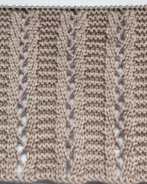 Lace Stitch Knitting Pattern