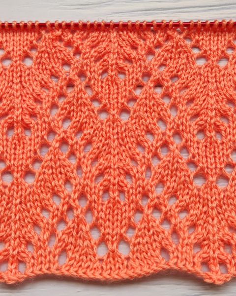 Lace Stitch Knitting Pattern