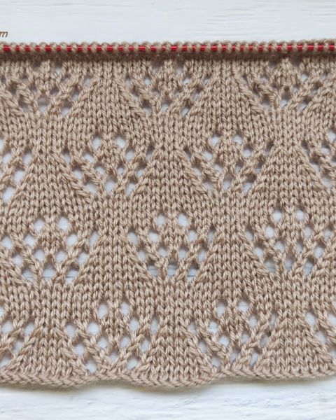 Lace Stitch Knitting Pattern