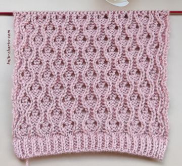 Lace Stitch Knitting Pattern
