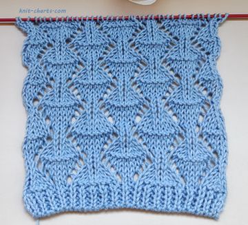 Lace Stitch Knitting Pattern