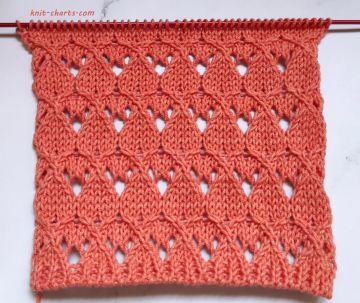 Lace Stitch Knitting Pattern