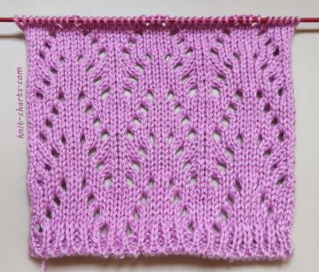 Lace Stitch Knitting Pattern