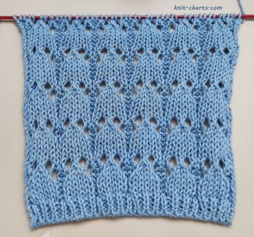 Lace Stitch Knitting Pattern