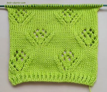 Lace Stitch Knitting Pattern