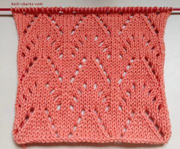 Lace Stitch Knitting Pattern