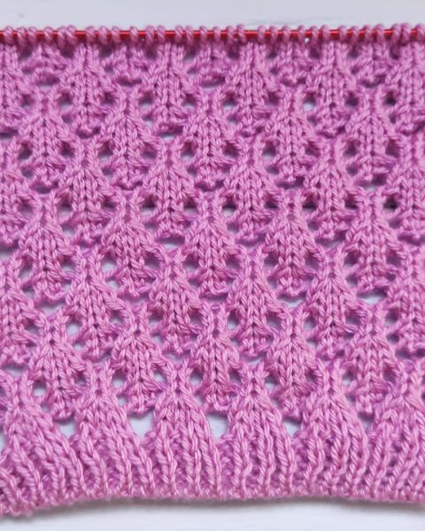 Lace Stitch Knitting Pattern