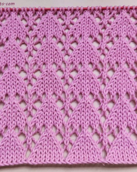 Lace Stitch Knitting Pattern