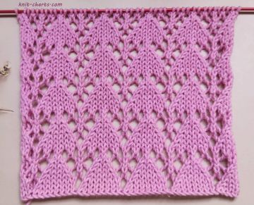 Lace Stitch Knitting Pattern
