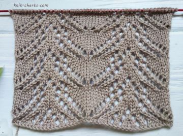 Lace Stitch Knitting Pattern